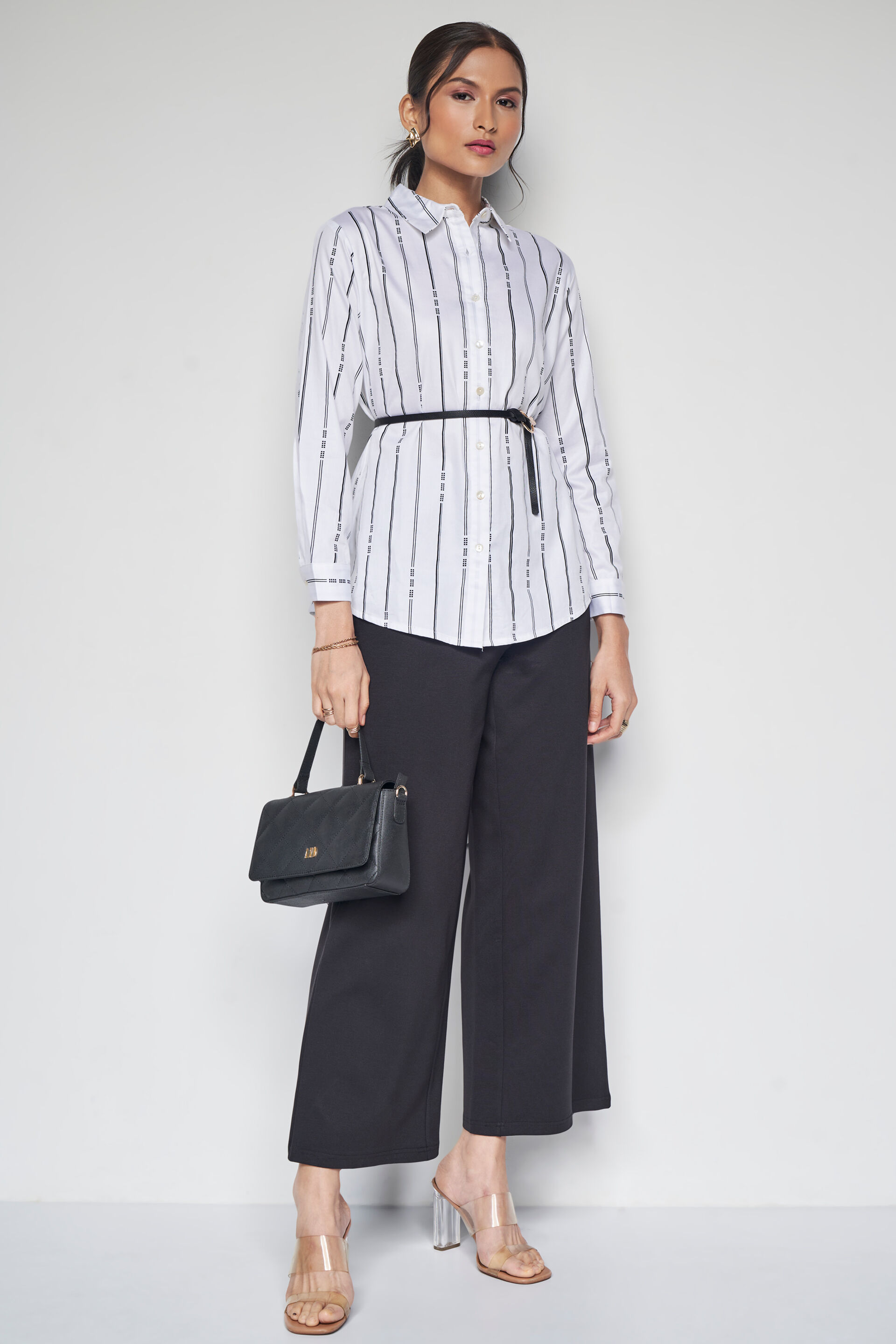 Stripe Play Shirt, White, image 2